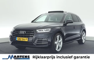 Audi Q5 55 TFSI e 368pk quattro 2x S-Line Luchtvering Head-Up B&O Keyless Virtual Cockpit Leder Panoramadak Navigatie