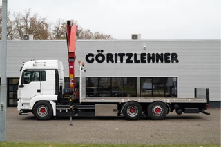 MAN TGS 26.360 6x2-4 LL | HMF 2120 + Remote | Open laadbak 675cm | Camera
