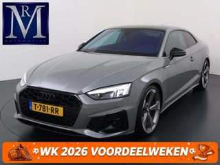 Audi A5 Coupé 40 TFSI S edition VAN: 29.900,- VOOR: 26.877,- UW WKVOORDEEL: 3.023,- | S LINE IN- EN EXTERIEUR | TOPSTAAT! | 20 INCH| LEER| CAMERA| STOELVERWARMING| MATRIX LED| QUANTUM GRIJS