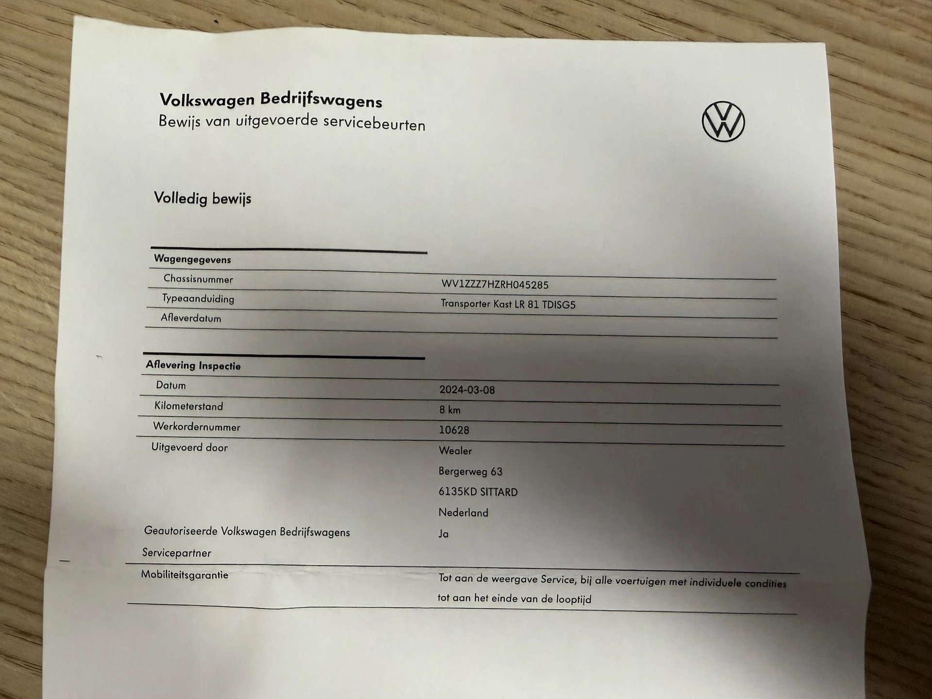 Hoofdafbeelding Volkswagen Transporter
