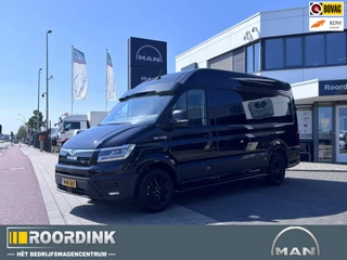 MAN TGE 3.160 RWD Black Lion 3500 kg AHW Gewicht, Achterwielaandrijving, Lederen bekleding, sidebars, zonneklep, betimmering