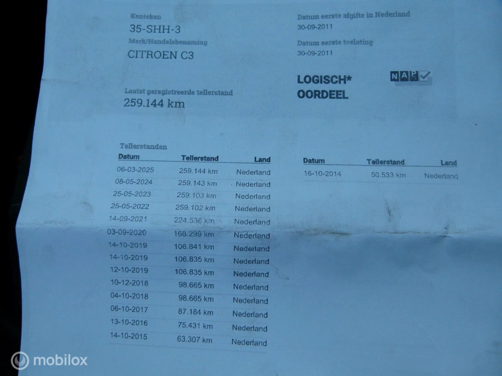 Hoofdafbeelding Citroën C3