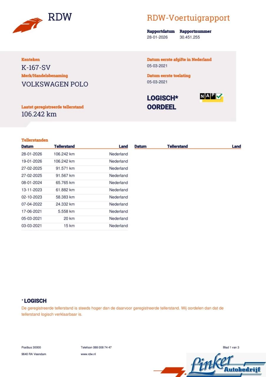 Hoofdafbeelding Volkswagen Polo