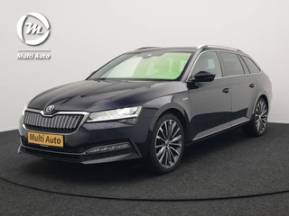 Škoda Superb Combi 1.4 TSI iV Lauren & Klement Plug In Hybrid 218pk Dealer O.H PHEV | Panodak | Adaptive Cruise | Camera | Lederen Sportstoelen Memory & Ventilatie |  Crystal LED | Apple Carplay | Lane Assist | Stoelverwarming | Navigatie |  DAB |