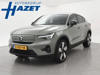 Volvo C40 RECHARGE TWIN ULTIMATE 78 kWh 408 PK SAGE GREEN + ELEK. TREKHAAK | 20 INCH | PANORAMA | PILOT ASSIST | ACC | HK
