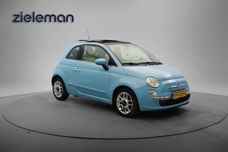 Fiat 500 0.9 TwinAir Lounge Automaat - Panorama, Airco, Half Leer