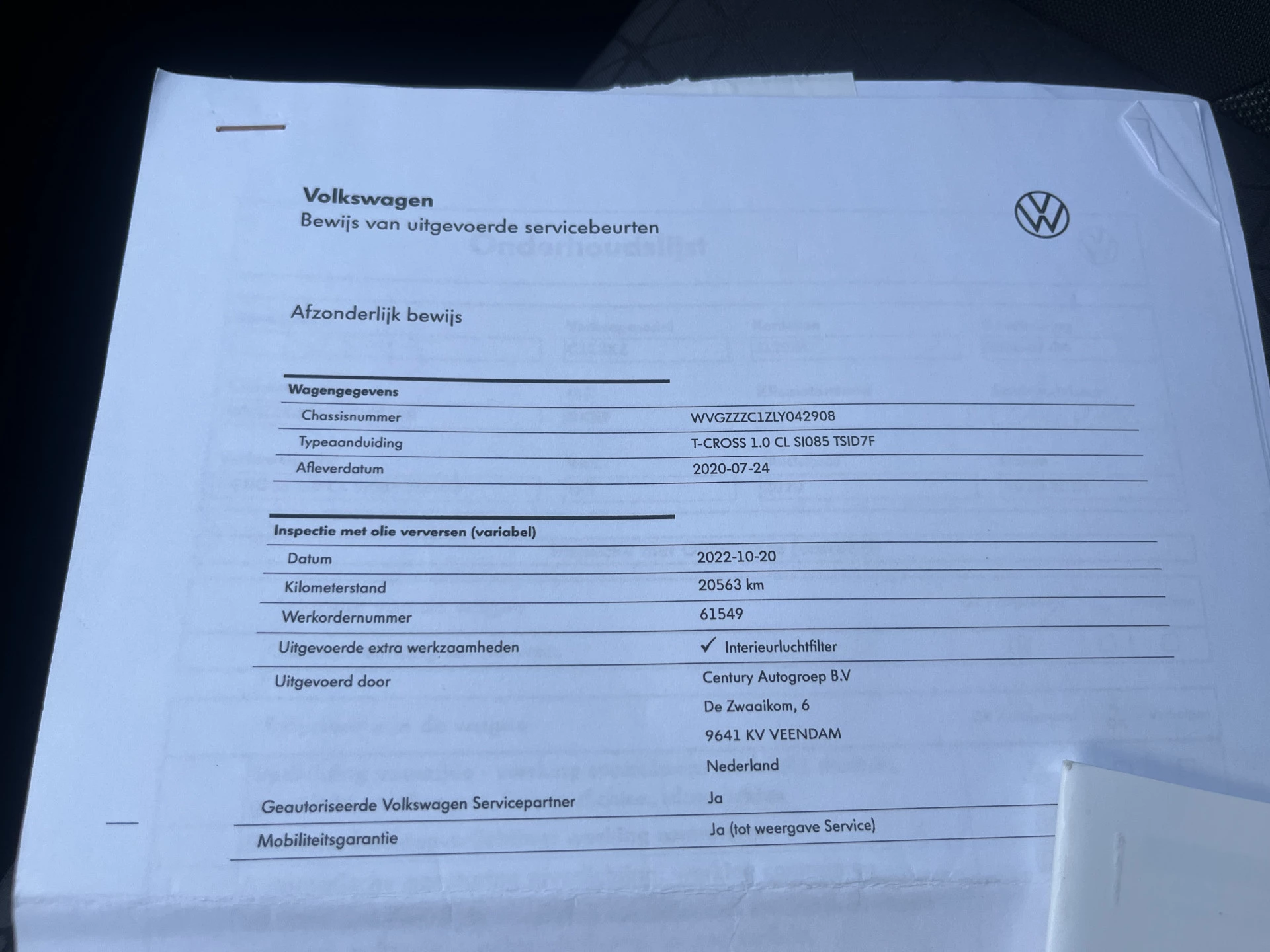 Hoofdafbeelding Volkswagen T-Cross