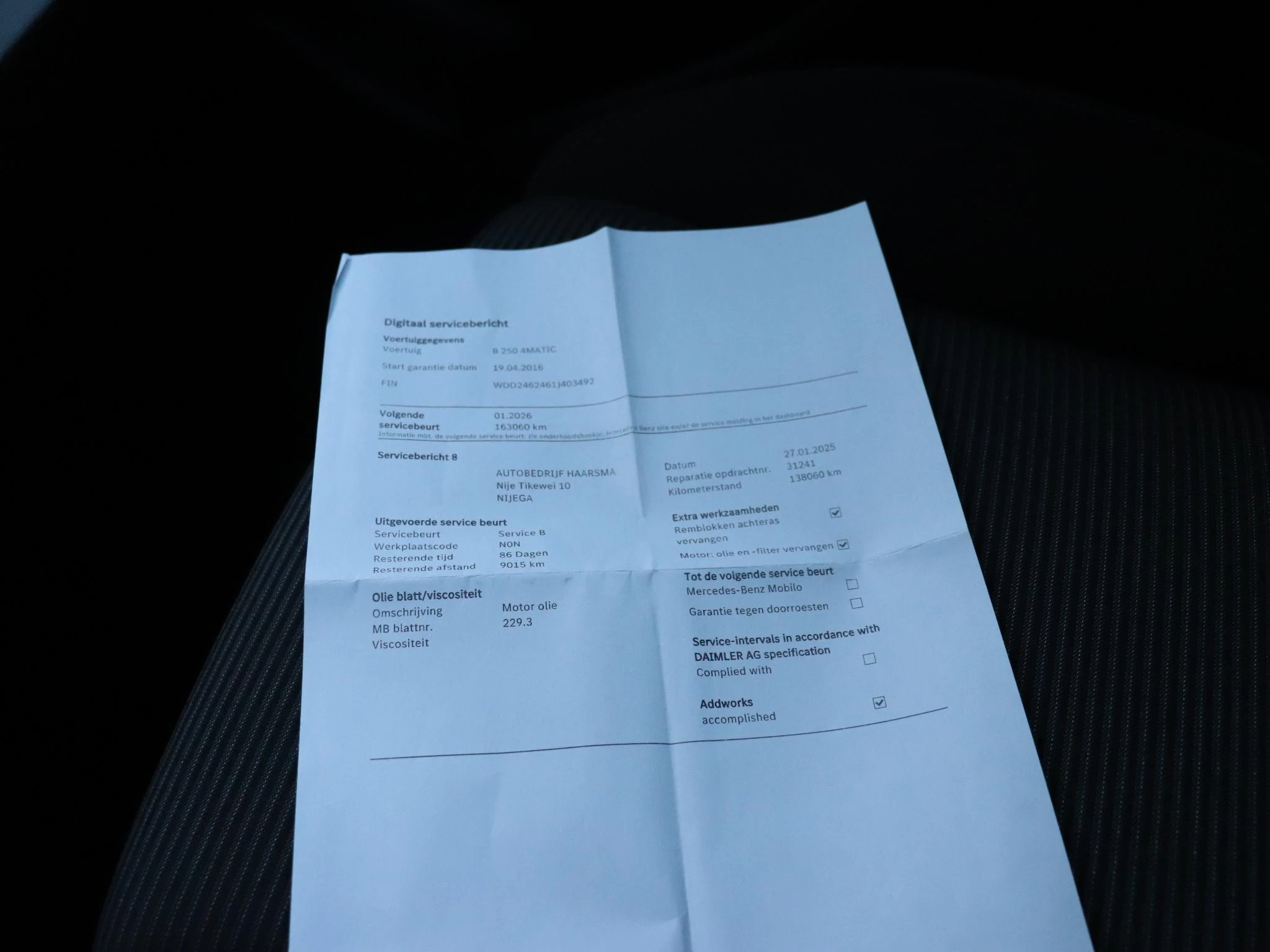 Hoofdafbeelding Mercedes-Benz B-Klasse