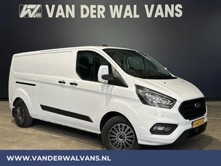 Ford Transit Custom 2.0 TDCI 131pk L2H1 Euro6 Airco | Android Auto | Cruisecontrol | Parkeersensoren Verwarmde voorruit, Stoelverwarming, 2800kg trekvermogen, Bijrijdersbank