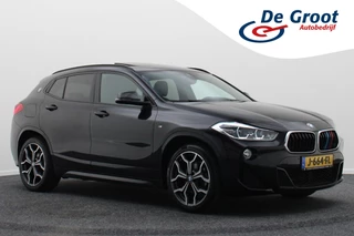 BMW X2 sDrive18i High Executive M Sport Automaat Leer, Panoramadak, LED, Camera, DAB, Afn. Trekhaak, 19"