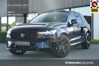 Volvo XC60 T6 Plug-in hybrid AWD Ultra Black Edition Long Range | Luchtvering | Trekhaak | HUD | Panoramisch schuif/kanteldak | Stoel en stuurwielverwarming | 21 inch | Harman Kardon | Adaptieve cruise control |