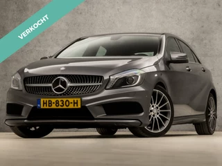 Mercedes-Benz A-Klasse 180 AMG Sport (NAVIGATIE, NAP, LEDER/ALCANTARA, XENON, CRUISE, SPORTSTOELEN, PARKEERSENSOREN, NIEUWE APK, NIEUWSTAAT)