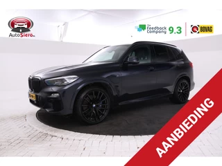 BMW X5 xDrive45e High Executive M-sport, All black! Luchtvering, Adaptief,  Panoramadak, Apple Carplay