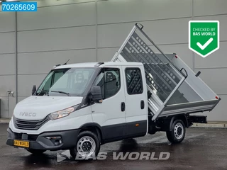 Iveco Daily 35S16 Automaat 3 zijdige Kipper Dubbel Cabine 3.5t trekhaak Tipper Benne Kieper Airco Dubbel cabine Trekhaak Cruise control