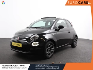 Fiat 500 C 1.0 Hybrid Club Cabrio Airco LED Parkeersensoren achter Cruise control Radio Apple Carplay/ Android Auto
