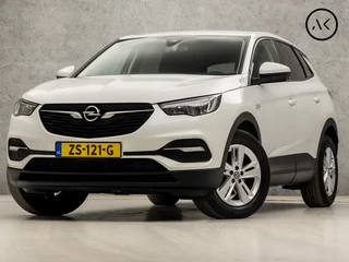 Hoofdafbeelding Opel Grandland X Opel Grandland X 1.2 Turbo Sport (APPLE CARPLAY, GROOT NAVI, CLIMATE, GETINT GLAS, SPORTSTOELEN, CRUISE, LANE ASSIST, DAB+, NIEUWSTAAT)