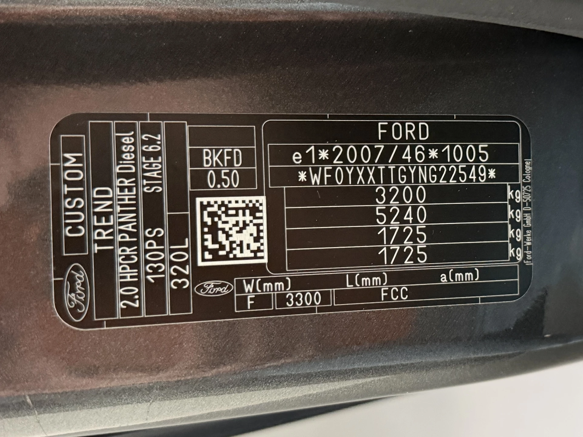 Hoofdafbeelding Ford Transit Custom