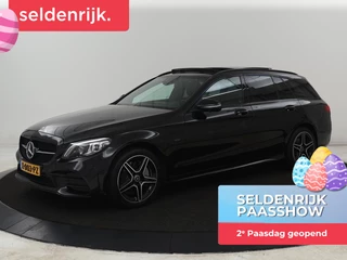 Mercedes-Benz C-klasse 300e AMG Limited | Panoramadak | 360 Camera | Stoelverwarming | Trekhaak | Carplay | Leder/Alcantara | Sfeerverlichting | Navigatie | Cruise control | Park Assist |