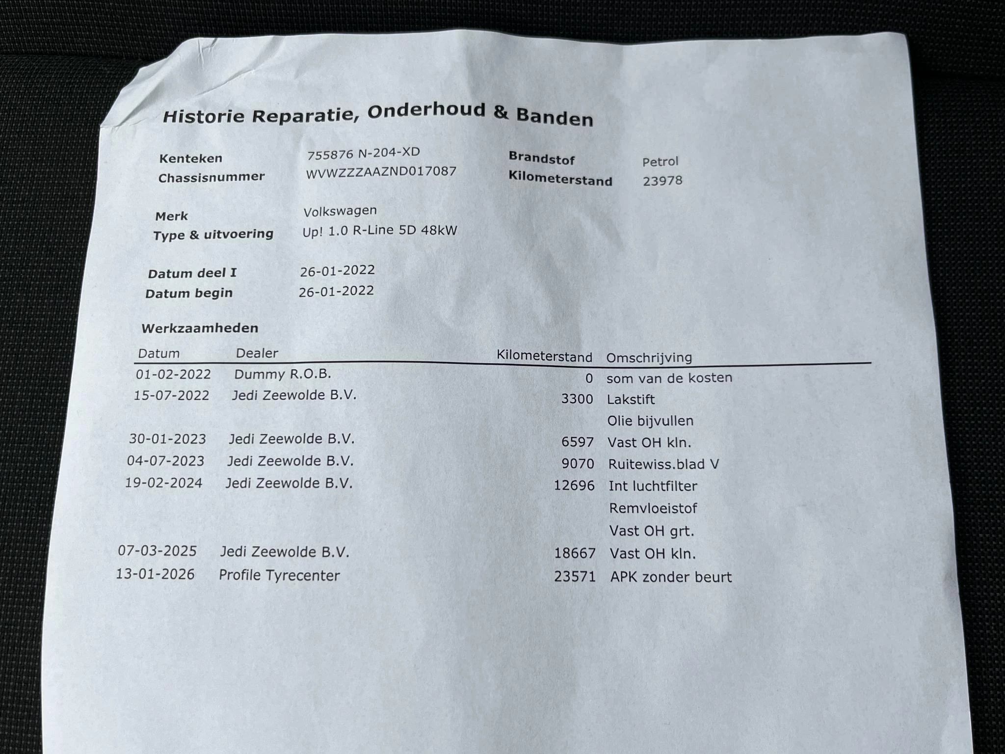 Hoofdafbeelding Volkswagen up!