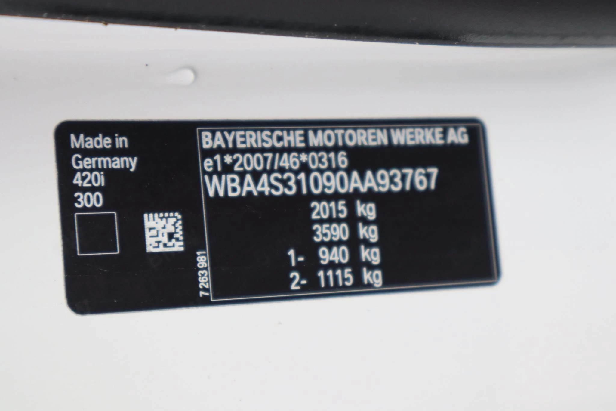 Hoofdafbeelding BMW 4 Serie