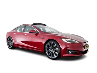 Tesla Model S 100D AWD [ 3-Fase ] Aut. *PANO | LUXURY-LEATHER | AUTO-PILOT | ADAPTIVE-CRUISE | FULL-LED | NAVI-FULLMAP | AIR-SUSPENSION | KEYLESS | TOP-VIEW | CARPLAY | MEMORY-PACK | HEATED-SPORTSEATS | DIGI-COCKPIT | 21"ALU*