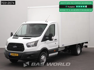 Ford Transit 130pk Euro6 Laadklep Dubbellucht Bakwagen Airco Camera D'Hollandia Euro6 Meubelbak Koffer Airco