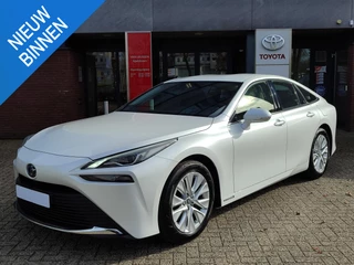 Hoofdafbeelding Toyota Mirai Toyota Mirai DYNAMIC NIEUW DIRECT LEVERBAAR! JBL-AUDIO KEYLESS NAVI STOELVERW EL-STOEL CAMERA APPLE/ANDROID BLUETOOTH AD-CRUISE CLIMA