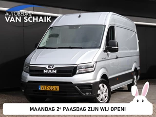 Hoofdafbeelding MAN eTGE MAN eTGE Basis 36 kWh SOH 96,7 % | AUTOMAAT | LUCHTSTOEL | CAMERA | STOELVERW. | CRUISE | NAVI |