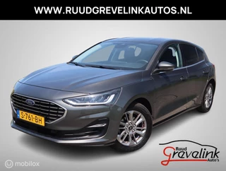 Ford Focus Hatchback EcoBoost Hybrid MHEV 125 PK H6 Groot Navi|Chroom|DonkerGlas|Pdc V+A|Clima