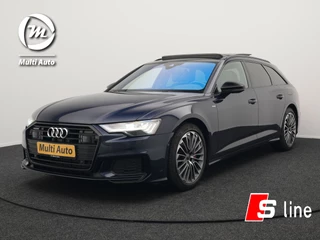 Audi A6 Avant 55 TFSI e Quattro S Line Plug In Hybrid 367pk PHEV | Panodak | Trekhaak af Fabriek | Adaptive Cruise | Head Up | Matrix LED | Lederen Sportstoelen Memory | Camera | Apple Carplay |