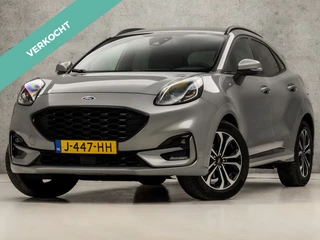 Ford Puma 1.0 EcoBoost Hybrid ST-Line (VIRTUAL COCKPIT, APPLE CARPLAY, GROOT NAVI, CLIMATE, STUUR/STOELVERWARMING, SPORTSTOELEN, TREKHAAK, LED KOPLAMPEN, GETINT GLAS, LM VELGEN, PARKEERSENSOREN, NIEUWSTAAT)