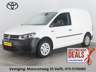 Volkswagen Caddy 2.0 TDI L1H1 TRENDLINE EURO 6 (ex btw) Keurige auto. Trekhaak, Airco, Radio, Hill hold functie, Laadbakbetimmering