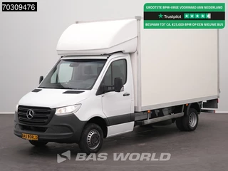 Mercedes Sprinter 514 CDI Laadklep Zijdeur Dubbellucht Bakwagen Airco Cruise MBUX CarPlay Euro6 Meubelbak Koffer Airco Cruise control