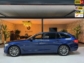 BMW 5-serie Touring 530i Sport Line Garantie LED Leder Elek. Achterklep Keyless Stoelvw Navi DAB PDC Cruise Clima