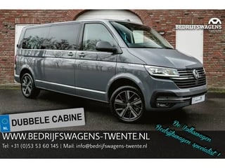 Volkswagen Transporter T6.1 2.0 TDI 204 PK DSG CARAVELLE L2H1 A-Deuren DUB/CAB ACC | LED | Leder | Apple Carplay/ Android Auto | Privacy glass |