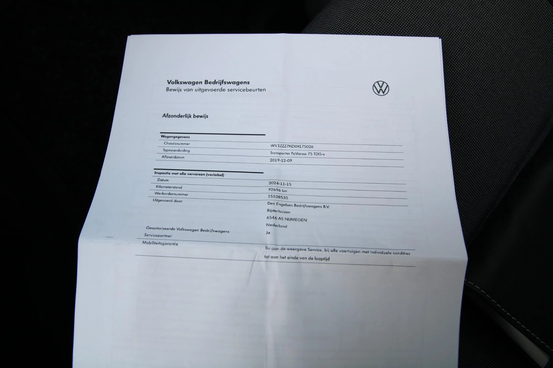 Hoofdafbeelding Volkswagen Transporter