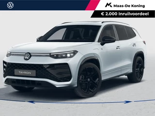 Hoofdafbeelding Volkswagen Tayron Volkswagen Tayron R-Line Edition 1.5 eHybrid 204 pk 6 versn. DSG · Black Style Pakket · Comfort Pakket · Trekhaak inklapbaar, met elektrische ontgrendeling, incl. aanhangermanoeuvreerhulp Trailer Assist ·