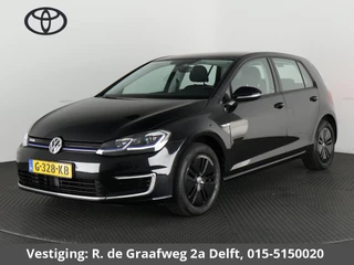 Hoofdafbeelding Volkswagen e-Golf Volkswagen e-Golf Black Edition 100 kW | Navigatie | Climate Control | Lichtsensor |