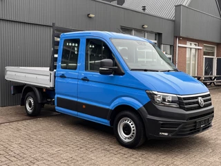 Volkswagen Crafter 35 2.0 TDI DC Airco Cruise controle Euro 6 laadbak Voorruit verwarming 6-persoons Open laadbak Pick-up p-up Bakwagen 1e eigenaar