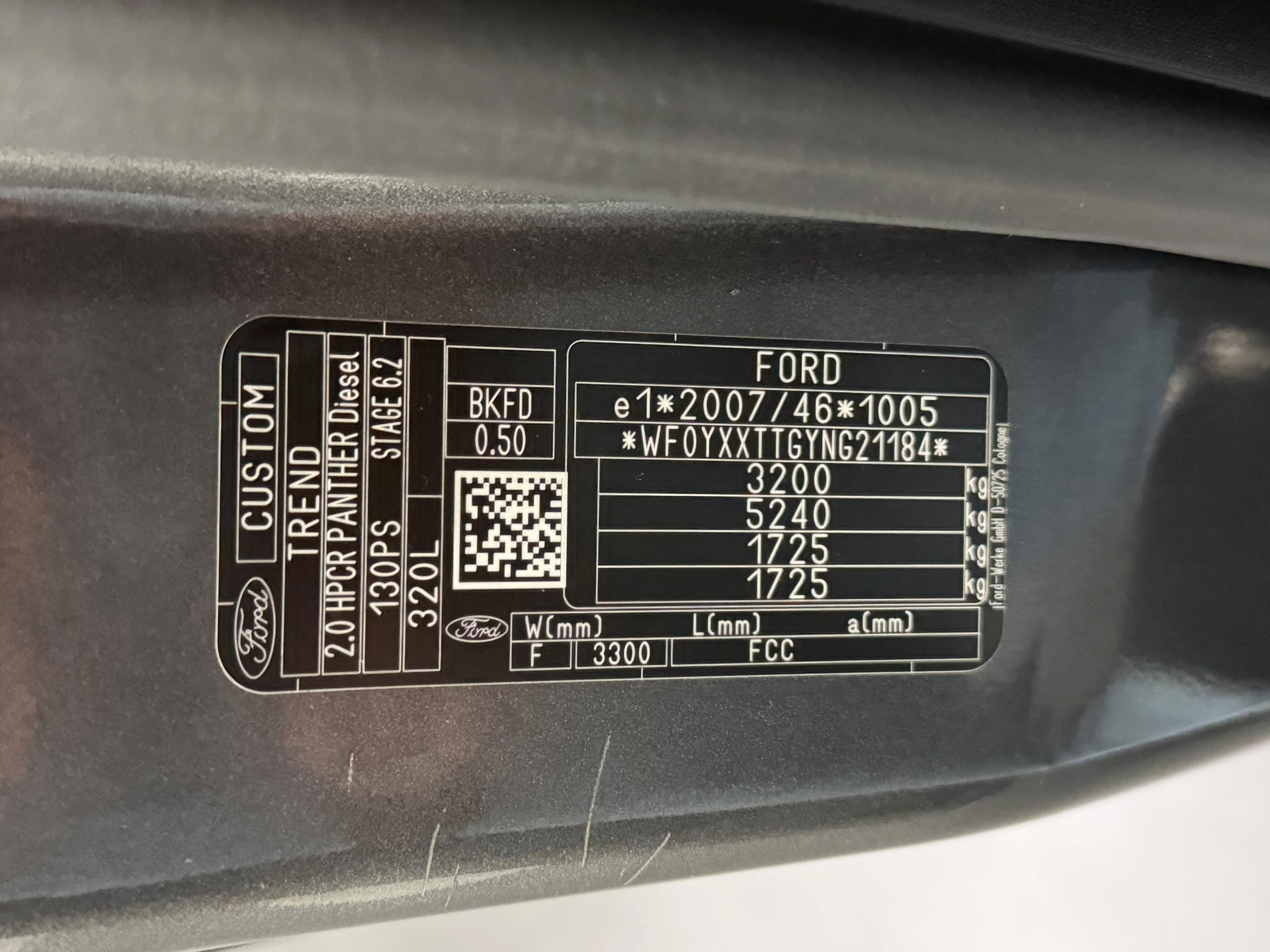 Hoofdafbeelding Ford Transit Custom