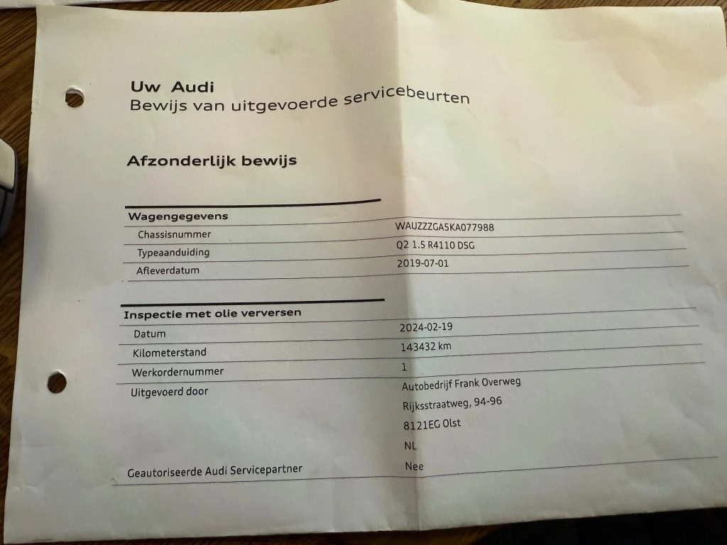 Hoofdafbeelding Audi Q2
