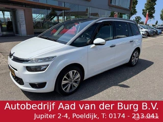 C4 Grand Picasso 1.6 Turbo165 pk 7 personen Business Navigatie , Camera , Trekhaak 1.500 trekgewicht  , Panorama dak , Climate & Cruise controle , Verwarmde voorstoelen , Keyless ,  Priveglas , Onderhouden door Citroen dealerr