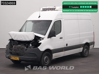 Mercedes Sprinter 317 CDI Schade/Damage! Automatic Kühlwagen L3H2 Thermo King V-300 MAX 170PK Airco Cruise Parking Sensors Euro6 L3 Airco Cruise control