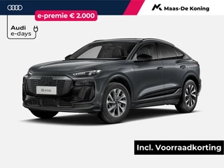 Audi Q6 e-tron Sportback Advanced edition 252 PK · Glazen panoramadak · Trekhaak, mechanisch draaibaar ·  Exterieurpakket zwart