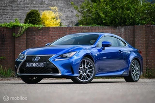 Lexus RC 300h F SPORT Line | Stoelventilatie | Azure Blue | A-Z onderhouden | LED | Coupe |