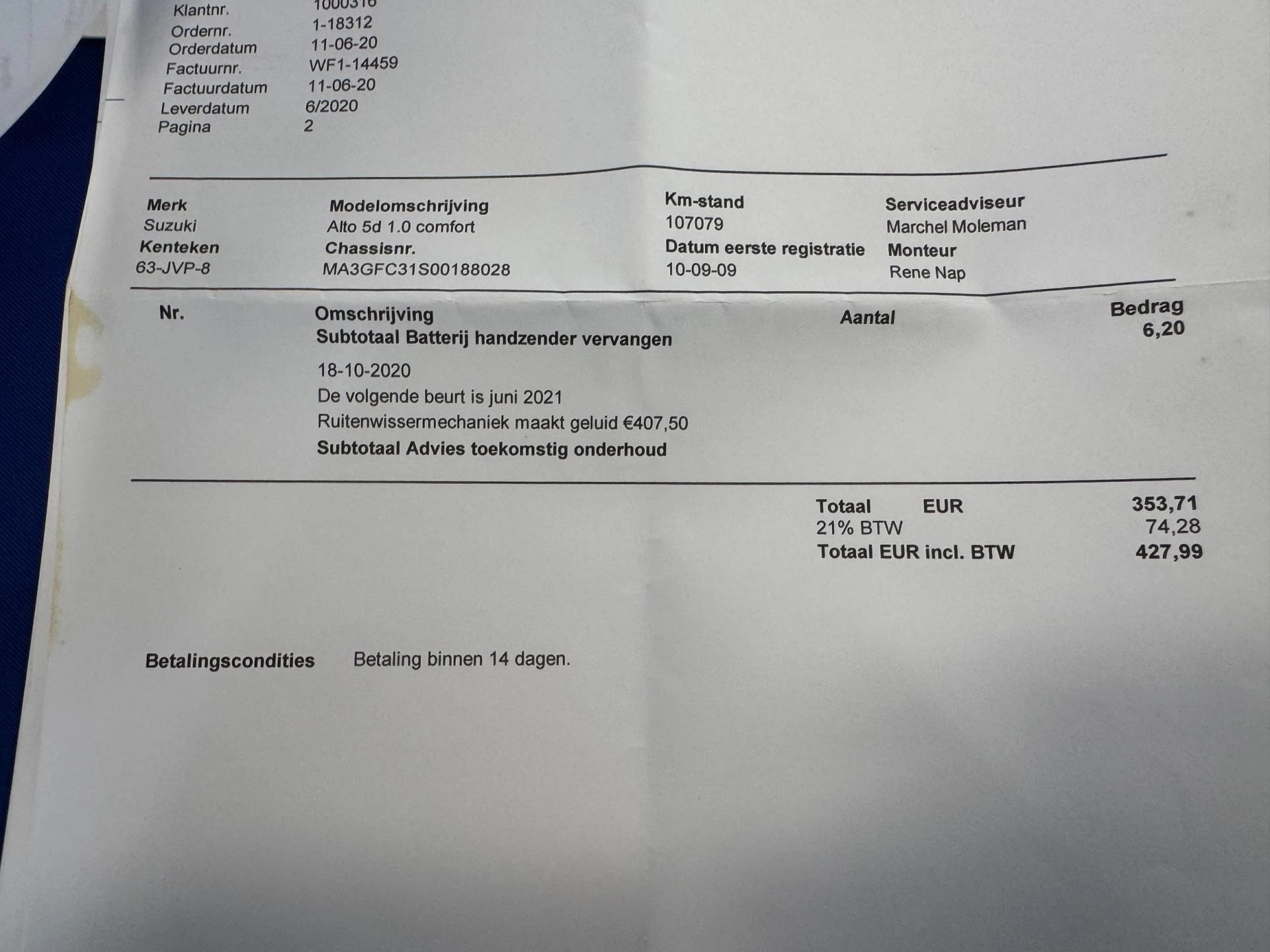 Hoofdafbeelding Suzuki Alto
