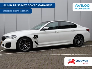 BMW 5 Serie 545e xDrive | H&K | Head-up | Parkeercamera | M-sport | Leder