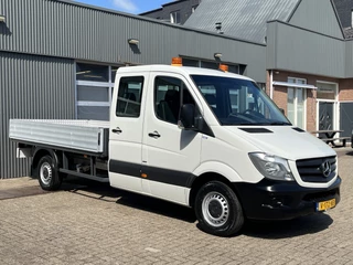 Mercedes-Benz Sprinter 314 2.2 CDI 432 DC Airco Cruise controle Trekhaak 3500kg trekgewicht 6-Persoons open laadbak Pick-up Euro 6  P-up bakwagen