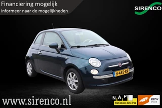 Fiat 500 1.2 Lounge 4 cilinder | leder | parelmoer kleur |climate control | bluetooth | afleverbeurt & nieuwe APK | panodak |