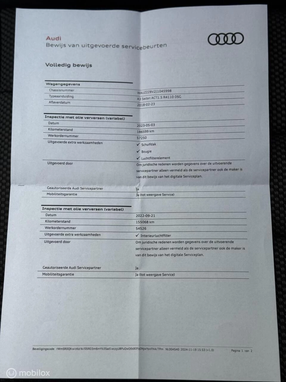 Hoofdafbeelding Audi A3